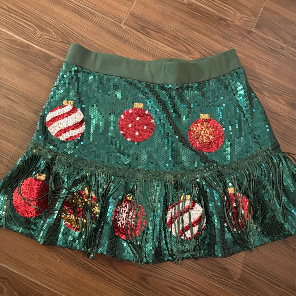 Queen of Sparkles Ornament Fringe Skirt